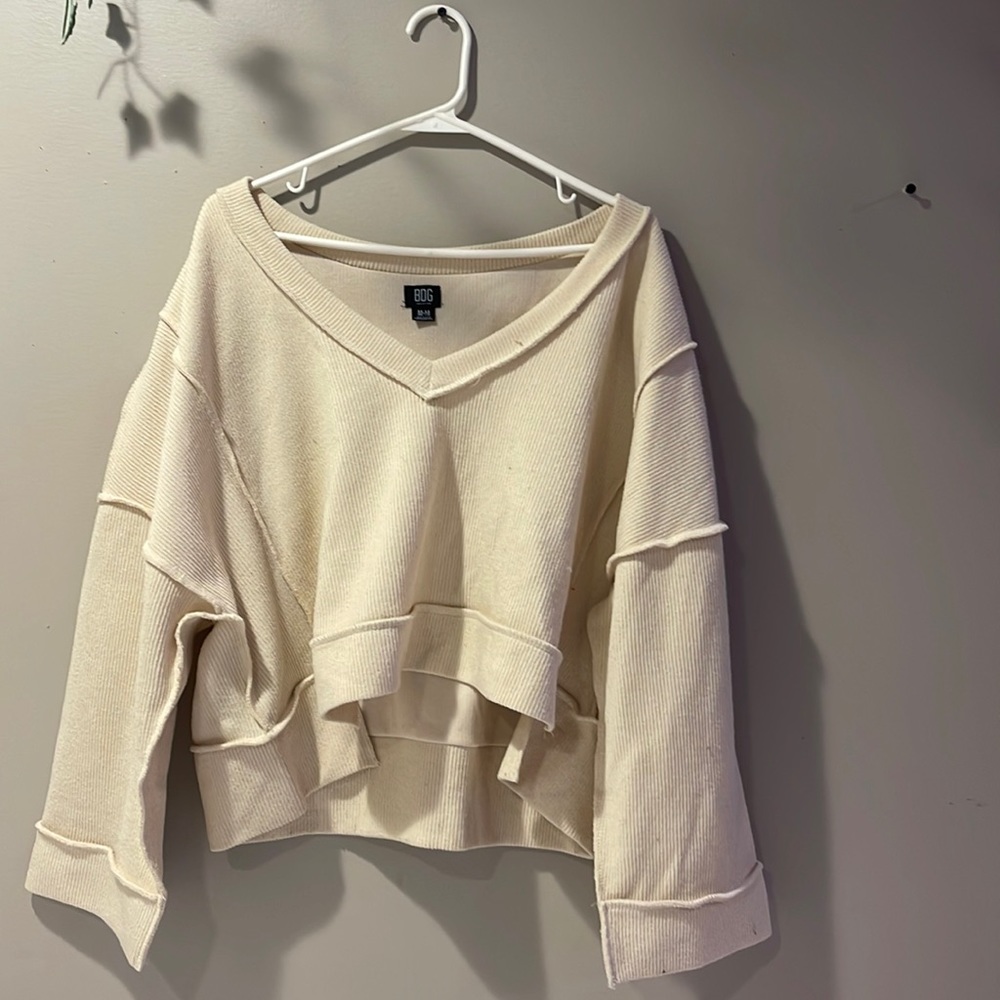 COPY - Urban Outfitters BDG drapeneck cropped sweater